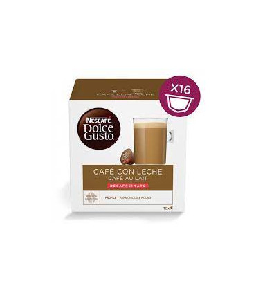 Nescafe Dolce gusto Café con Leche descafeinado 16 capsulas