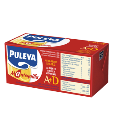 Mantequilla bloque 1kg sin sal PULEVA