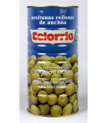 Aceitunas rellenas lata 2kg 160/ 220 Celorrio
