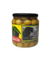 Aceituna sevillana tarro cristal 800 gr ( aprox) Garcia