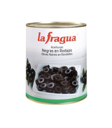 Aceituna negra laminada lata 3kg La fragua