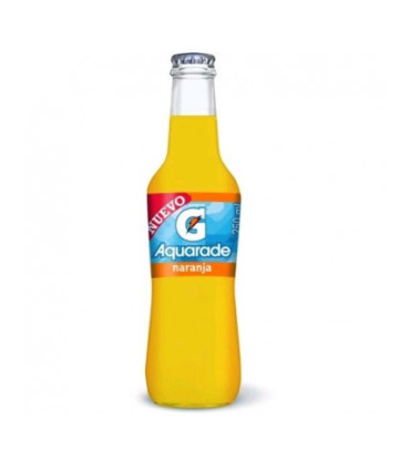 Bebida isotónica Aquarade naranja botella 250cc 24ud