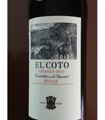 VINO TINTO EL COTO CRIANZA 2015 RIOJA