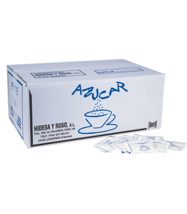Azúcar sobres 8gr caja 1000 ud (Aprox)