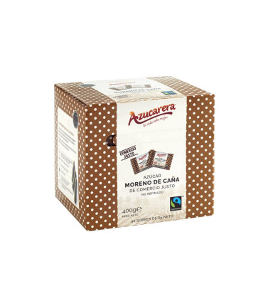 Azúcar moreno sobre 8gr estuche 50 unidades 300g
