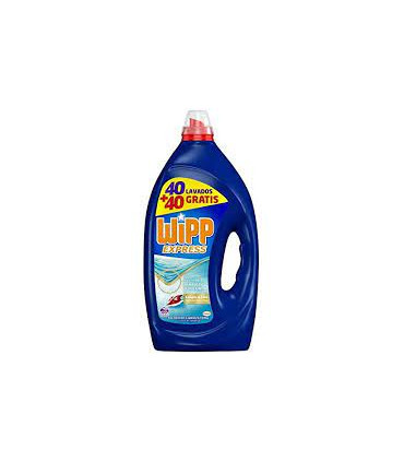 Detergente liquido Wipp gel azul 40+40 dosis