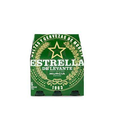 Cerveza Estrella de Levante 25cl pack 6 botellas