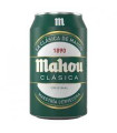 Cerveza Mahou clasica lata 33cl caja 24ud