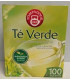 Te verde Pompadour 100 sobres