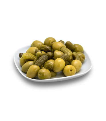 Aceituna gordal con pepinillo t.c 1/2 galón Garcia