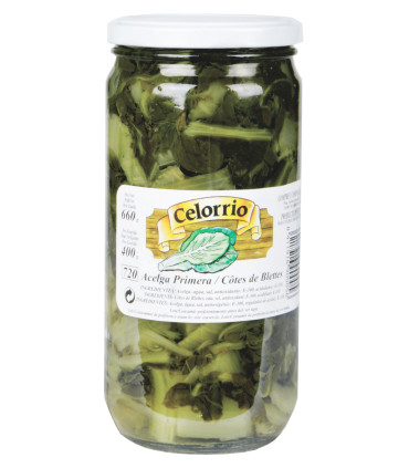 Acelgas tarro cristal 1 kg Primera Celorrio