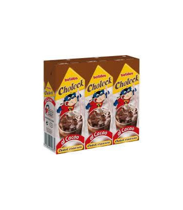 Batido CHOLECK cacao pack 3 x 200 cl