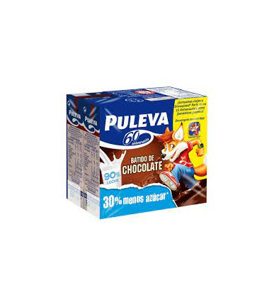 Batido PULEVA cacao pack 6 x 200 cl