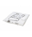 Bolsa camiseta blanca 42 x 53 kilo
