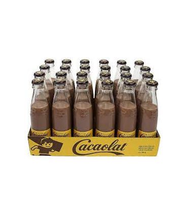 Batido Cacaolat vidrio 200cl caja 24 ud