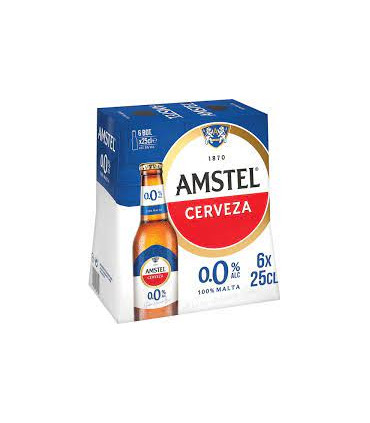 Cerveza sin alcohol 0,0 pack -6 x 25cl