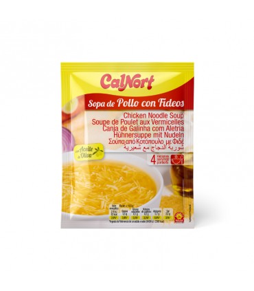 SOPA CALNORT FIDEOS POLLO