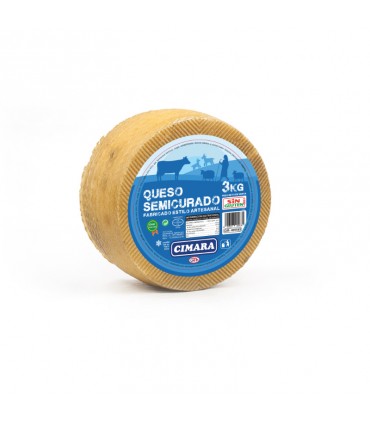 Queso Semicurado mezcla CIMARA pieza ( 3kg aprox)